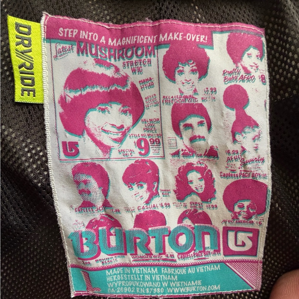 Burton Retro Comic Print Patch - image 3